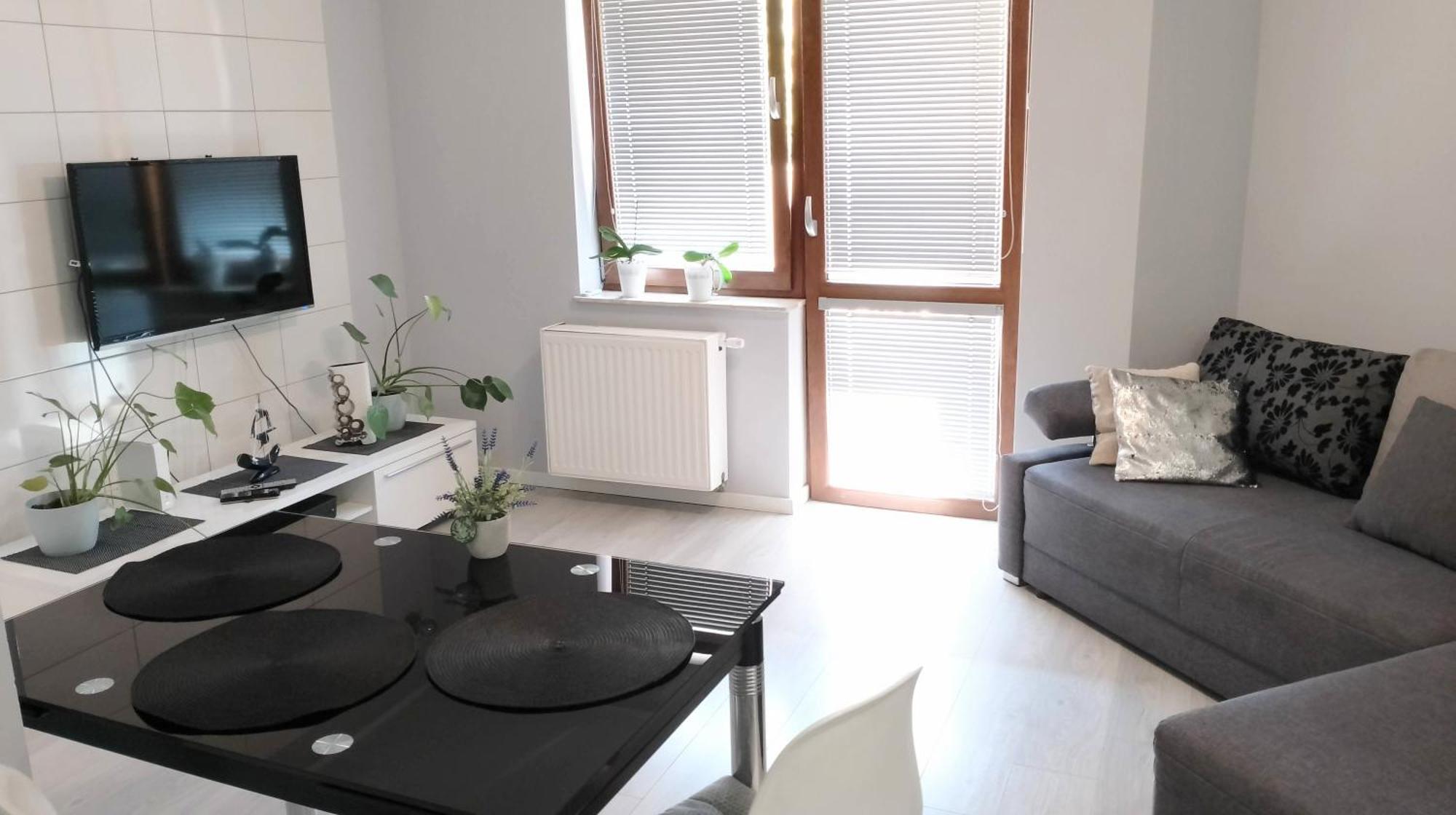 Apartament Zalesie Z Tarasem Lubiń Exteriör bild